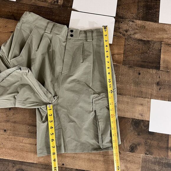 ARYS Dealer Shorts Mens Sz Medium Cargo Nylon Suede Removable Pockets Greygreen - Picture 4 of 16